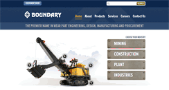 Desktop Screenshot of boundaryequipment.com